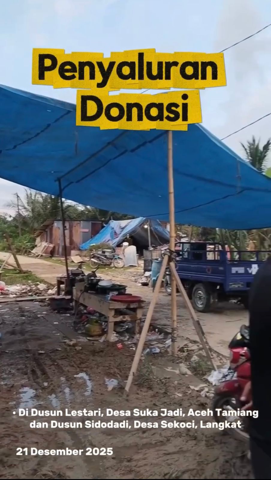 Read more about the article UPDATE : Penyaluran Donasi Korban Bencana Ekologis Sumatera Utara